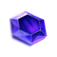 Blue diamond ornament