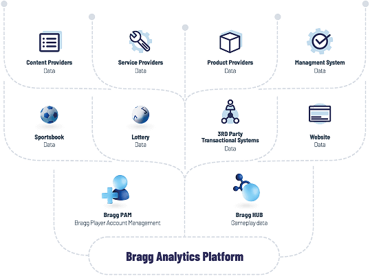 Image: Scheme of bragg analytics platform