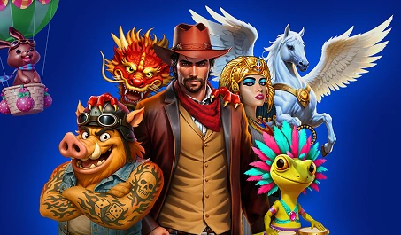 Dragon Power series artwork with game characters and logo